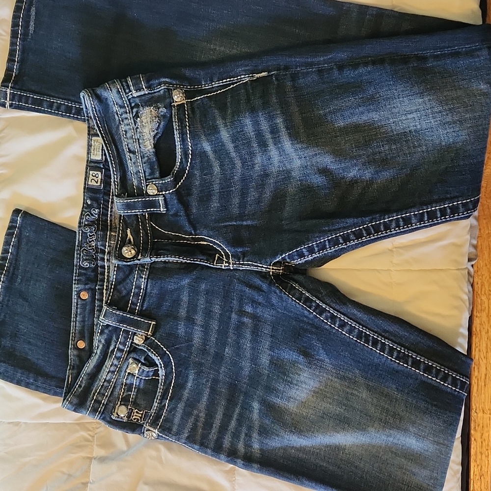 Miss Me Dark Blue Bootcut Jeans
